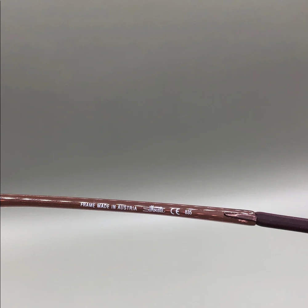 Silhouette Glasses Frames SPX 1563 6053 Illusion Full Rim Rosewood Gradient.